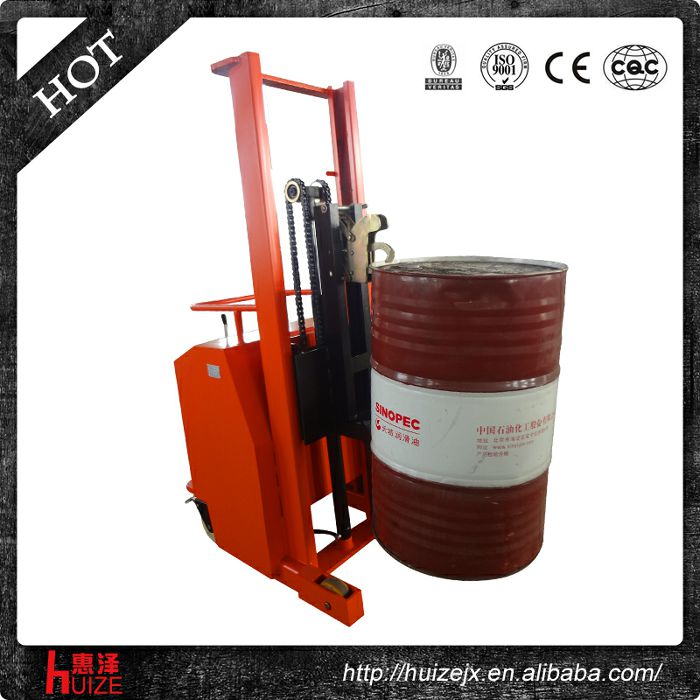 半電動(dòng)配重油桶車（無底腿，只堆垛，不翻轉(zhuǎn)）3