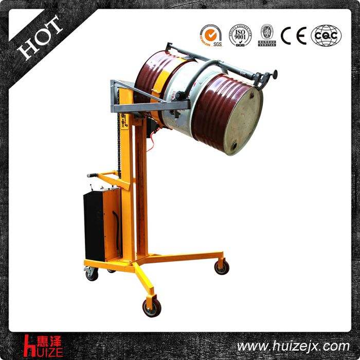 半電動(dòng)油桶車（直角腿，夾鐵桶翻轉(zhuǎn)）