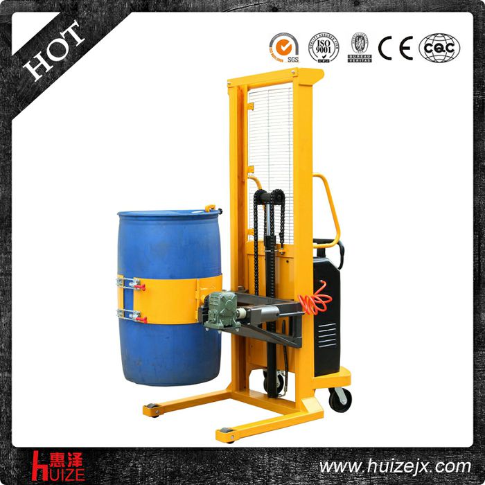 HZYL500A半電動多功能油桶車（單門架，夾塑桶）